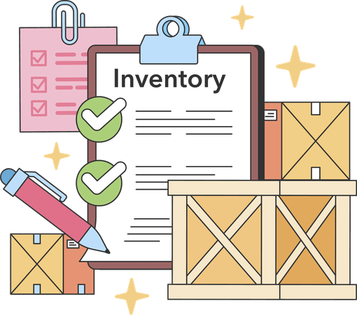 Inventory and rental illustration