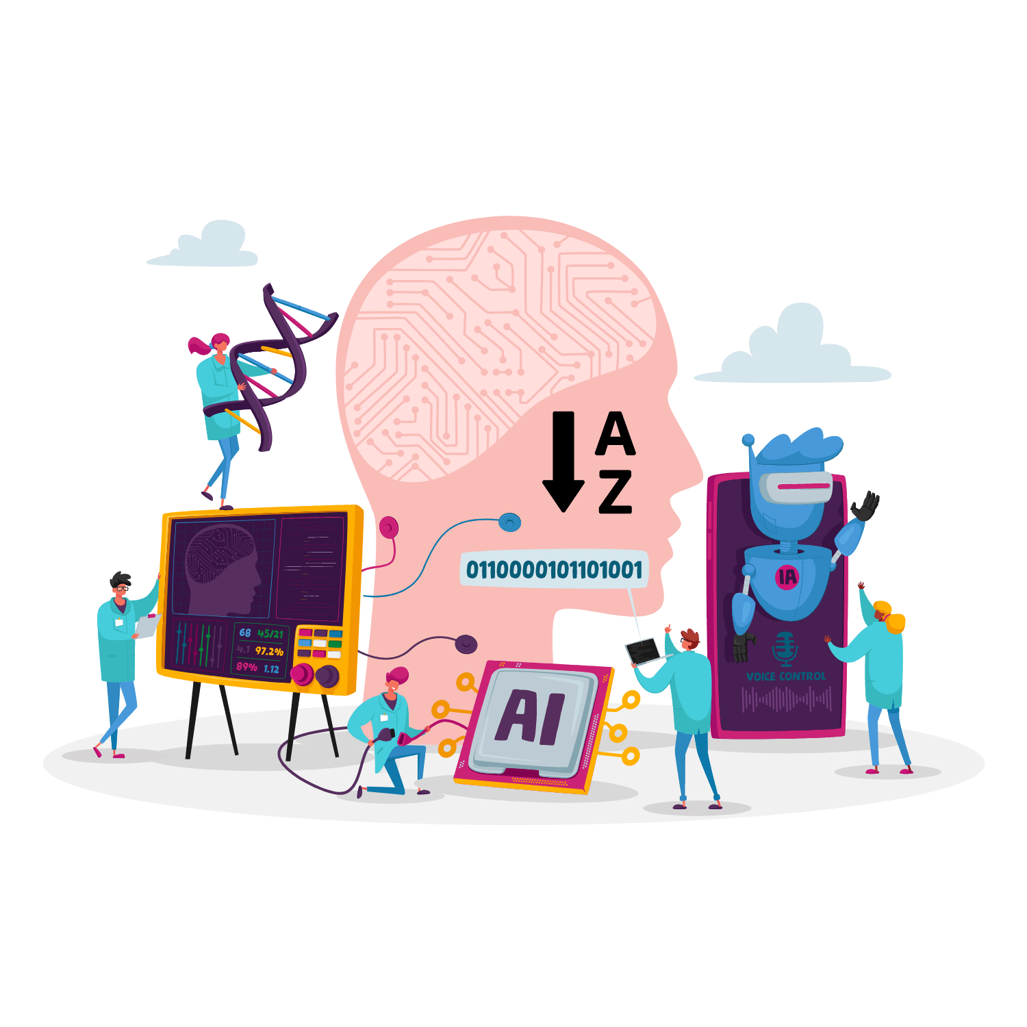 AI automation illustration